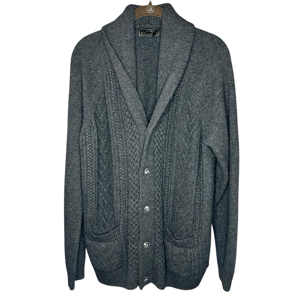 Jo.s A. Bank Reserve Wool Cardigan Sweater Size XL